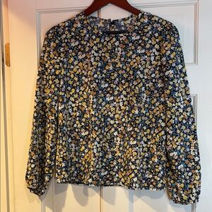 Floral Long Sleeve Women's Top